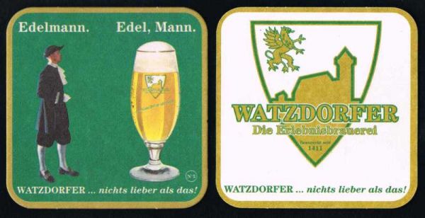watzdorfer brewery coaster