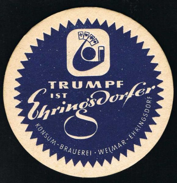 ehringsdorf brewery weimar ddr coaster