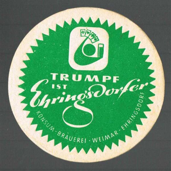 ehringsdorfer brewery ddr coaster