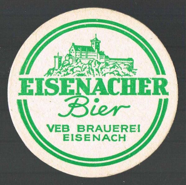 eisenacher brauerei ddr bierdeckel