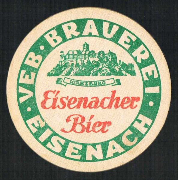 eisenacher brauerei ddr bierdeckel