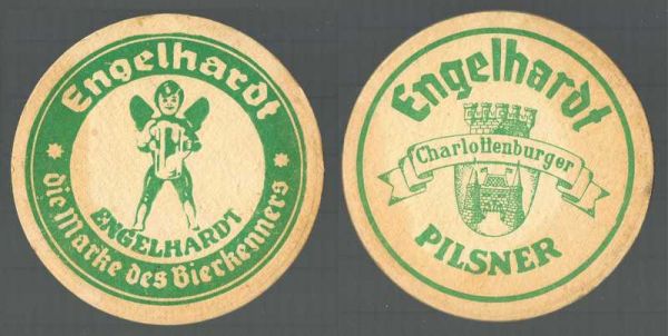 engelhardt brauerei vorkriegsbierdeckel vk