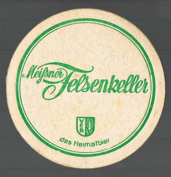 felsenkeller brewery meissen ddr coaster