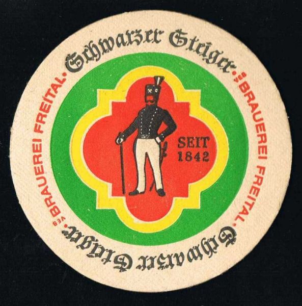 freitaler brewery ddr coaster