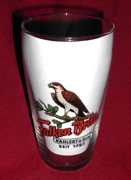 Falkenbrauerei Beer glass