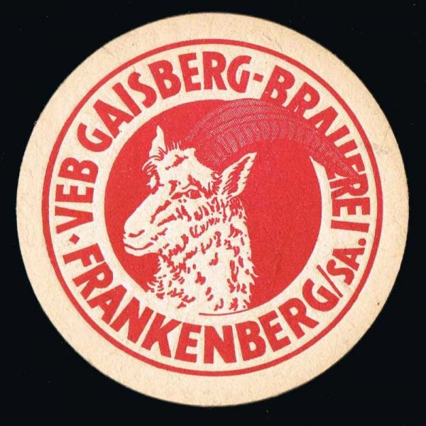 gaisberger brauerei ddr bierdeckel