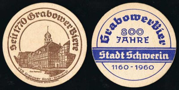 grabower brauerei ddr bierdeckel