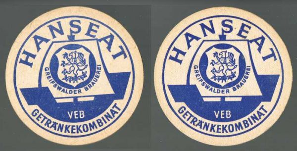 greifswalder brauerei ddr bierdeckel