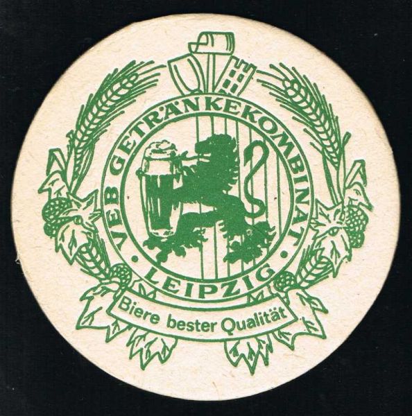 getränkekombinat leipzig brewery ddr coaster