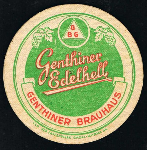 genthiner brewery ddr coaster