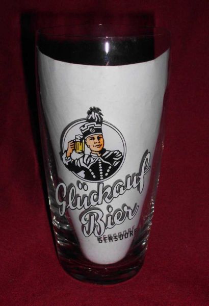 Glückauf Beer glass