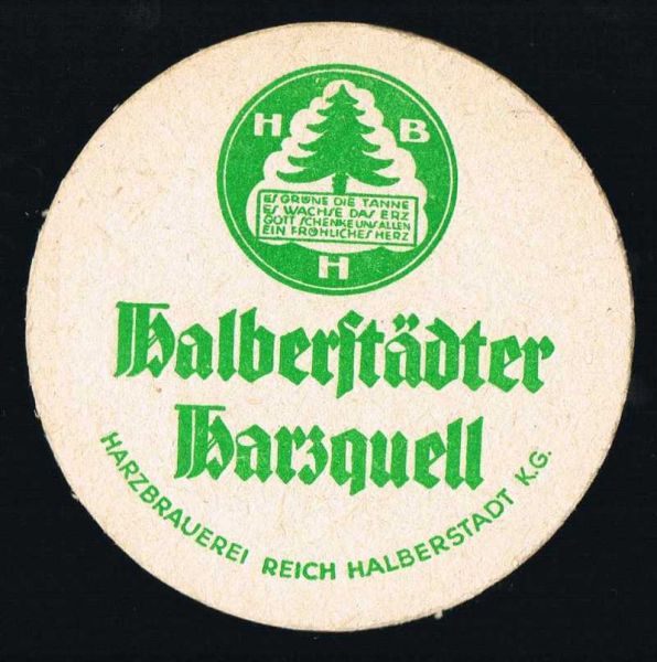harzbrauerei halberstadt brewery ddr coaster