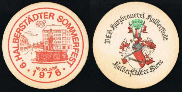 harzbrauerei halberstadt brauerei ddr bierdeckel