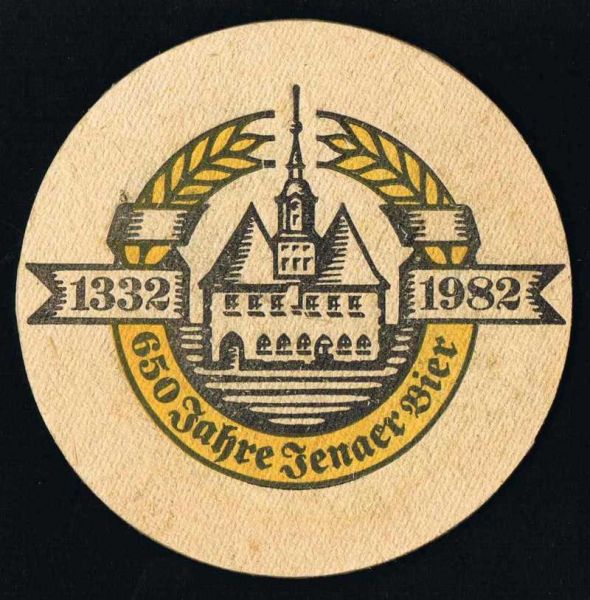 jena brauerei ddr bierdeckel