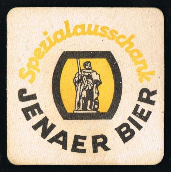 jena brauerei ddr bierdeckel