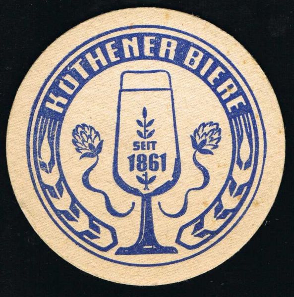 köthen brauerei ddr bierdeckel