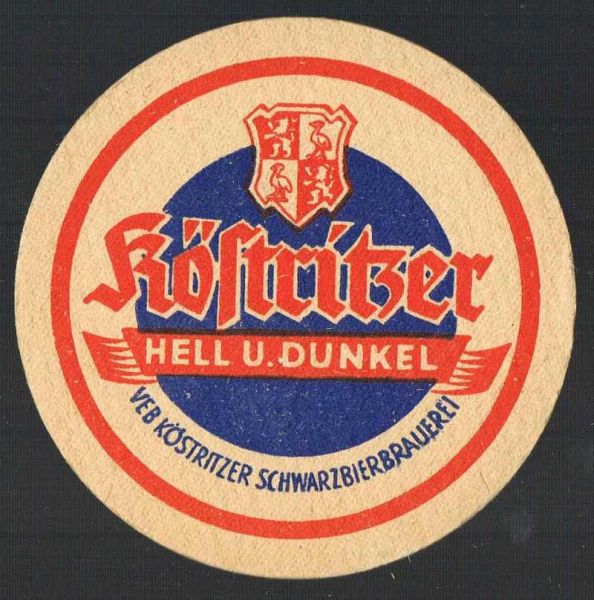 koestritzer brauerei ddr bierdeckel