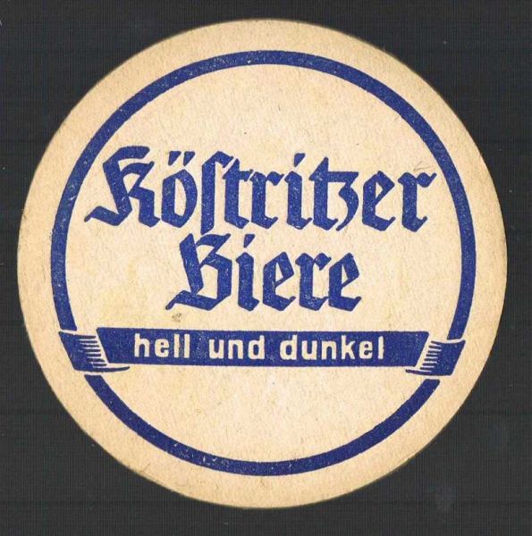 koestritzer brauerei ddr bierdeckel