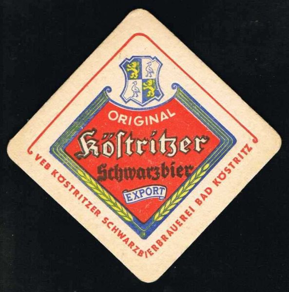 koestritzer brewery ddr coaster