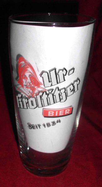 Krostitzer beer glass
