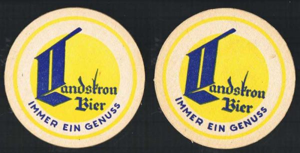 landskron brewery ddr coaster