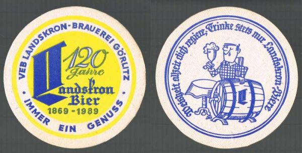 landskron brewery ddr coaster