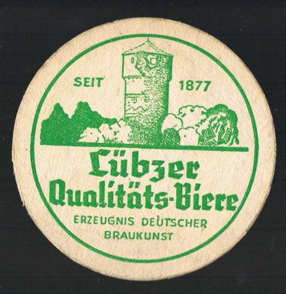 luebzer brewery ddr coaster