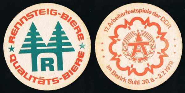 meininger brauerei ddr bierdeckel