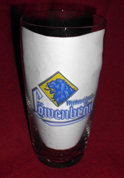 Mittweidaer Löwenbräu Bierglas