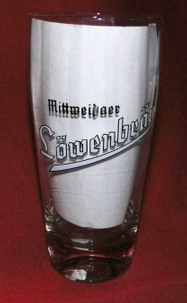 Mittweidaer Löwenbräu Bierglas