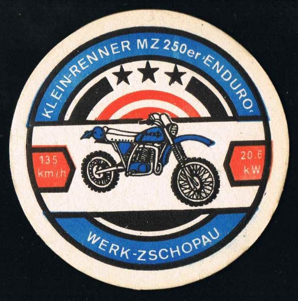 motorbike zschopau ddr coaster
