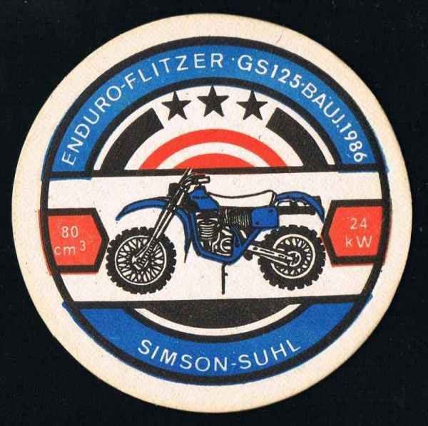 motorbike simson ddr coaster