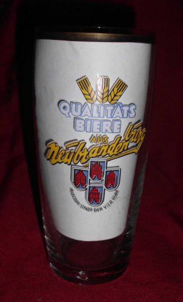 Neubrandenburger beer glass