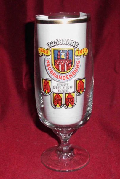 Neubrandenburger Beer glass