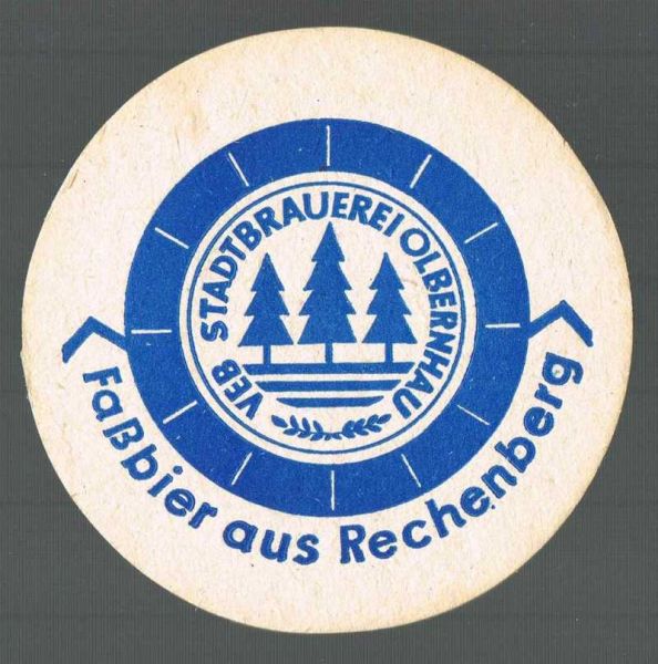 olbernhau brauerei ddr bierdeckel