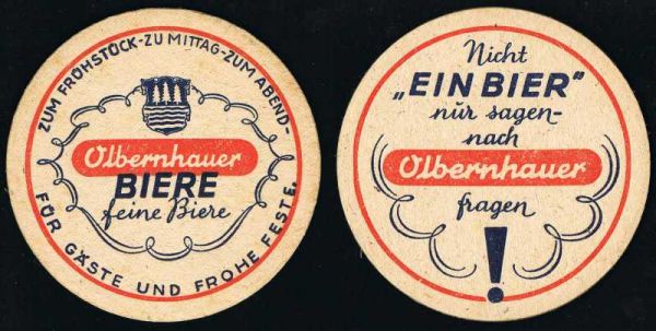 olbernhauer brauerei ddr bierdeckel