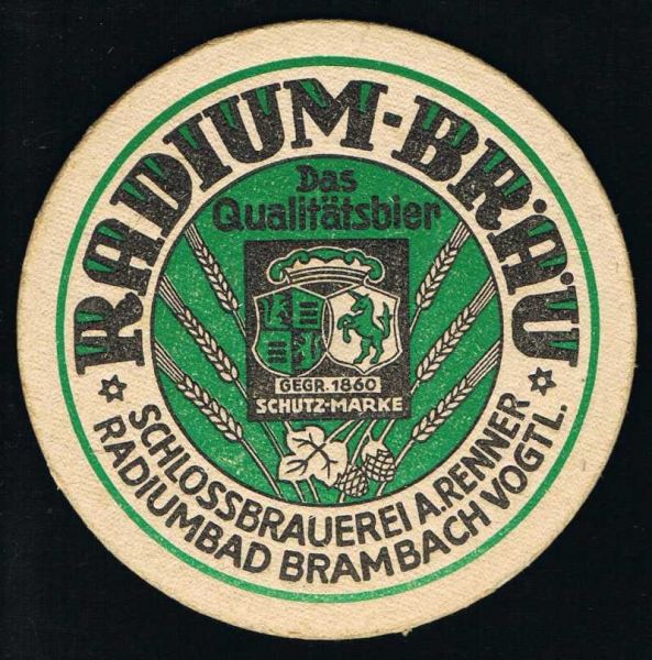radiumbräu brewery dddr coaster