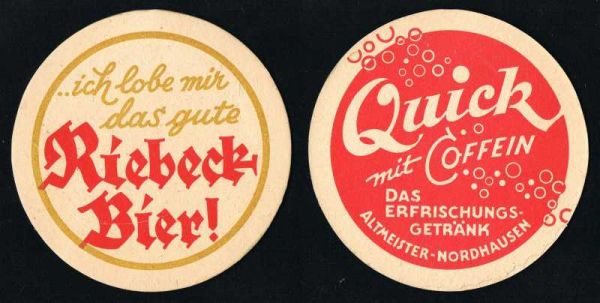 riebeck brauerei ddr bierdeckel