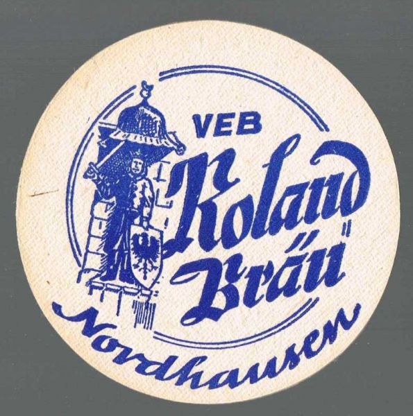 roland brauerei ddr bierdeckel