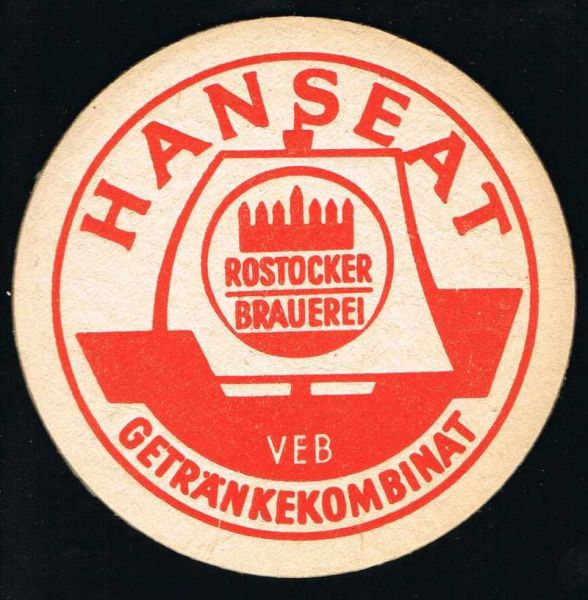 rostocker brauerei ddr bierdeckel