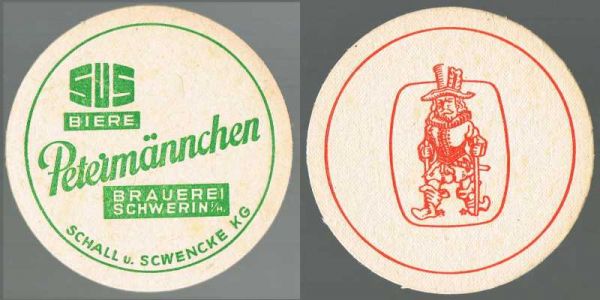 schall & schwenke brewery ddr coaster