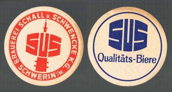 schall & schwenke brewery ddr coaster