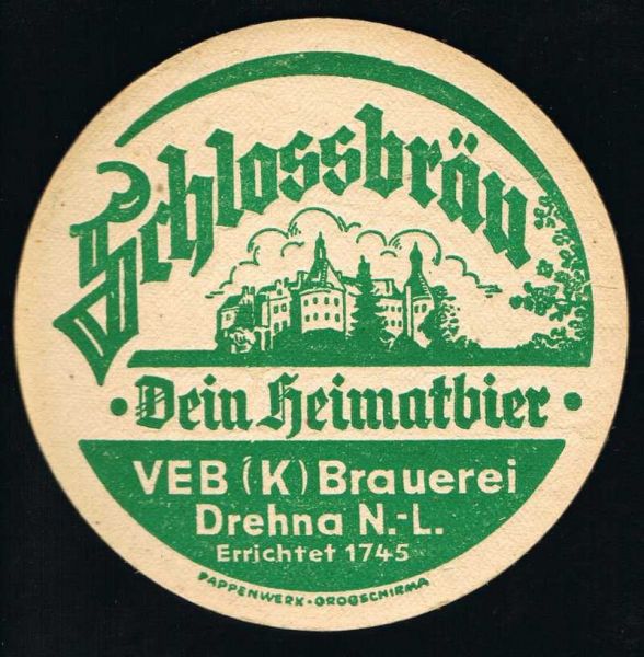 schlossbräu drehna brewery ddr coaster