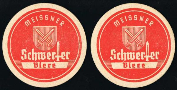 schwerter meissen brewery ddr coaster