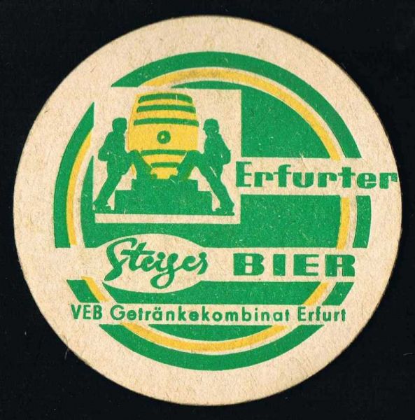 steiger brauerei ddr bierdeckel
