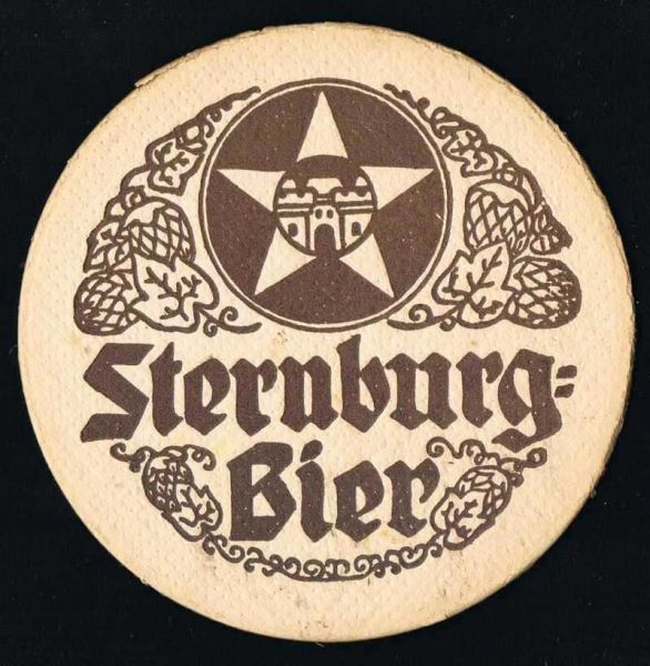 sternburg brauerei vorkriegsbierdeckel vk