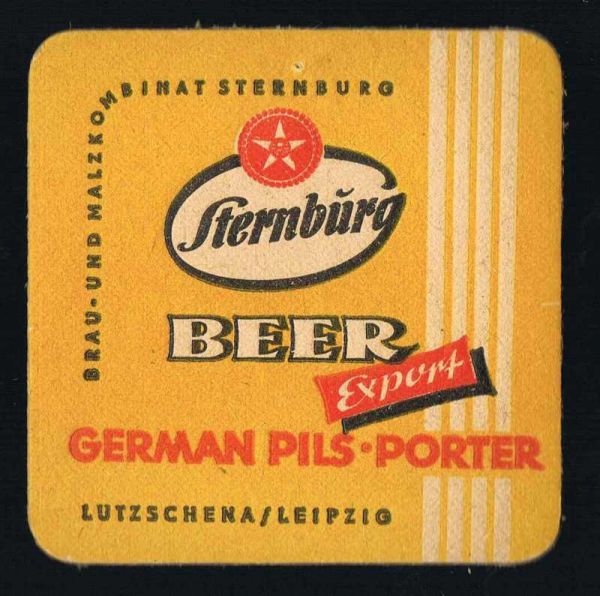 sternburg brauerei ddr bierdeckel