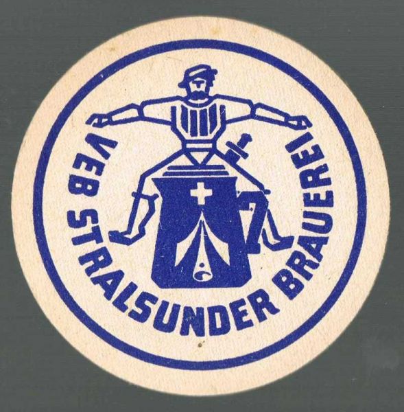 stralsunder brauerei ddr bierdeckel