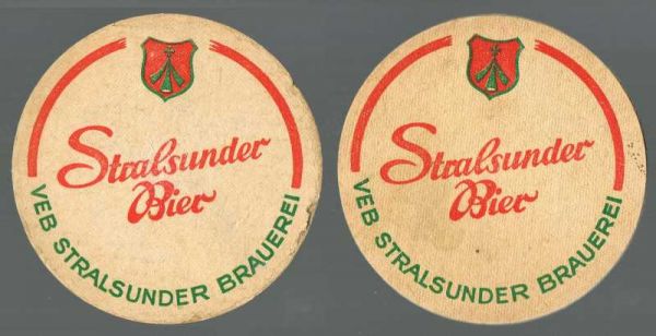 stralsunder brauerei ddr bierdeckel