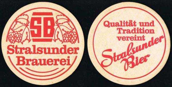 stralsunder brauerei ddr bierdeckel